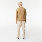 LACOSTE MEN'S CREW NECK WOOL BEIGE - Image 3