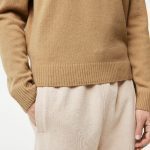 LACOSTE MEN'S CREW NECK WOOL BEIGE - Image 7