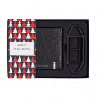 TOMMY HILFIGER MEN SMALL WALLET AND KEY FOB GIFT SET BLACK - Image 2
