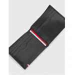 TOMMY HILFIGER MEN SMALL WALLET AND KEY FOB GIFT SET BLACK - Image 3