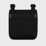 EMPORIO ARMANI MEN FLAT NYLON SHOULDER BAG WITH ALL-OVER JACQUARD EAGLE BLACK - Image 5