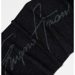 EMPORIO ARMANI WOOL SCARF SIGNATURE BLACK - Image 3