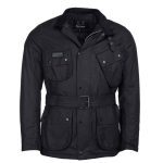 BARBOUR MEN B.INTL SL INTERNATIONAL WAXED JACKET BLACK - Image 6