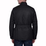 BARBOUR MEN B.INTL SL INTERNATIONAL WAXED JACKET BLACK - Image 5