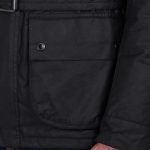 BARBOUR MEN B.INTL SL INTERNATIONAL WAXED JACKET BLACK - Image 4