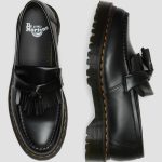 DR MARTENS WOMAN / MAN ADRIAN BEX  STITCH LEATHER LOAFERS BLACK - Image 8