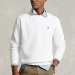 POLO RALPH LAUREN MEN THE RL FLEECE SWEATSHIRT WHITE
