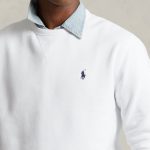POLO RALPH LAUREN MEN THE RL FLEECE SWEATSHIRT WHITE - Image 2