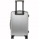 KARL LAGERFELD K/IKONIK HARD SHELL TROLLEY CASE SILVER - Image 2