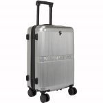 KARL LAGERFELD K/IKONIK HARD SHELL TROLLEY CASE SILVER - Image 3