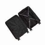 KARL LAGERFELD K/IKONIK HARD SHELL TROLLEY CASE SILVER - Image 4