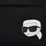 KARL LAGERFELD MAN  K/IKONIK 2.0 PATCH NYLON BACKPACK BLACK - Image 2