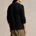 POLO RALPH LAUREN CLASSIC FIT M CLASSICS LONG SLEEVE T-SHIRT BLACK - Image 3