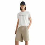 TOMMY HILFIGER MEN TOMMY HILFIGER LOGO T-SHIRT SNOW WHITE - Image 3