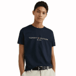 TOMMY HILFIGER MEN TOMMY HILFIGER LOGO T-SHIRT SKY CAPTAIN