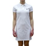 POLO RALPH LAUREN CUSTOM FIT POLO PIQUE DRESS WHITE