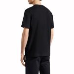 PAUL&SHARK MEN COTTON T-SHIRT WITH EMBOSSING APPLICATION LOGO BLACK - Image 3