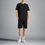 PAUL&SHARK MEN COTTON T-SHIRT WITH EMBOSSING APPLICATION LOGO BLACK - Image 4