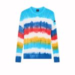 PAUL&SHARK MEN TIE & DYE COTTON CREWNECK WITH ICONIC BADGE - Image 5