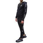 EMPORIO ARMANI MEN LOGO SERIES COTTON TROUSERS BLACK - Image 5