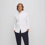 BOSS H JOE KENT C1 214 REGULAR FIT SHIRT WHITE - Image 5