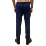 BOSS KAITO 1 SLIM-FIT TROUSERS IN A COTTON BLEND DARK BLUE - Image 3