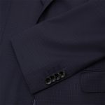 BOSS SLIM-FIT SUIT H HUGE 2PCS 224 IN VIRGIN-WOOL DARK BLUE - Image 8