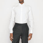 HUGO MEN EKOY EASY-IRON EXTRA-SLIM-FIT SHIRT IN COTTON POPLIN WHITE