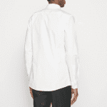 HUGO MEN EKOY EASY-IRON EXTRA-SLIM-FIT SHIRT IN COTTON POPLIN WHITE - Image 3