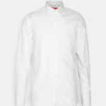 HUGO MEN EKOY EASY-IRON EXTRA-SLIM-FIT SHIRT IN COTTON POPLIN WHITE - Image 4