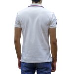 POLO RALPH LAUREN MEN CUSTOM SLIM FIT TRIPLE PONY POLO SHIRT WHITE - Image 3