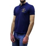POLO RALPH LAUREN MEN CUSTOM SLIM FIT MESH POLO CRUISE NAVY - Image 2