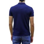 POLO RALPH LAUREN MEN CUSTOM SLIM FIT MESH POLO CRUISE NAVY - Image 3