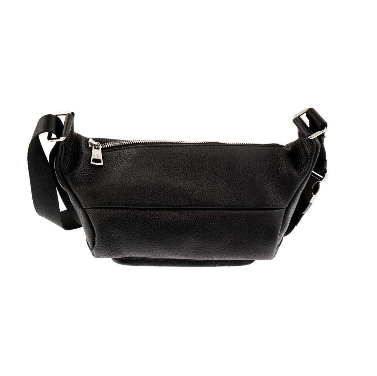 KARL LAGERFELD MEN LEATHER BUMBAG BLACK - Image 3