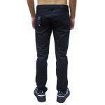 EMPORIO ARMANI MEN SLIM-FIT J06 LOW RISE JEANS BLACK - Image 3