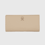TOMMY HILFIGER WOMEN LARGE MONOGRAM WALLET BEIGE