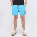 PAUL&SHARK SWIM SHORTS WITH ICONIC PADGE TURQUOISE