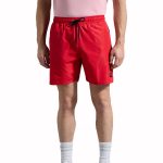 PAUL&SHARK SWIM SHORTS WITH ICONIC PADGE RED