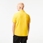 LACOSTE L1212 POLO CLASSIC FIT IN PETIT PIQUE YELLOW - Image 3