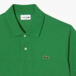 LACOSTE L1212 POLO CLASSIC FIT IN PETIT PIQUE GREEN - Image 4