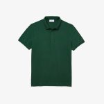 LACOSTE REGULAR FIT PARIS POLO STRETCH COTTON GREEN - Image 6