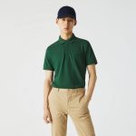 LACOSTE REGULAR FIT PARIS POLO STRETCH COTTON GREEN