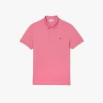 LACOSTE REGULAR FIT PARIS POLO STRETCH COTTON PINK - Image 6