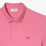 LACOSTE REGULAR FIT PARIS POLO STRETCH COTTON PINK - Image 4