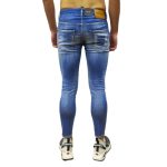 DSQUARED2 MEN MEDIUM DC WASH SKATER JEANS BLUE - Image 3