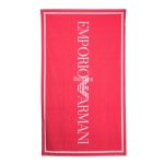 EMPORIO ARMANI BEACH TOWEL CORAL WHITE 170X100
