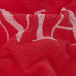 EMPORIO ARMANI BEACH TOWEL CORAL WHITE 170X100 - Image 2