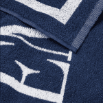 EMPORIO ARMANI BEACH TOWEL NAVY WHITE 170X100 - Image 2