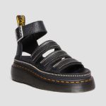 DR MARTENS WOMEN CLARISSA II HARDWARE PLATFORM STRAP SANDALS BLACK - Image 4