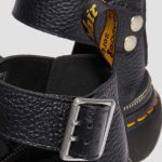 DR MARTENS WOMEN CLARISSA II HARDWARE PLATFORM STRAP SANDALS BLACK - Image 3